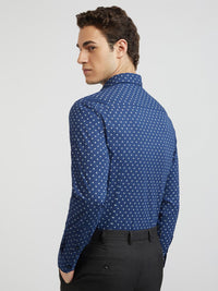 Raymond Men Pure Cotton Slim Fit Printed Casual Shirt