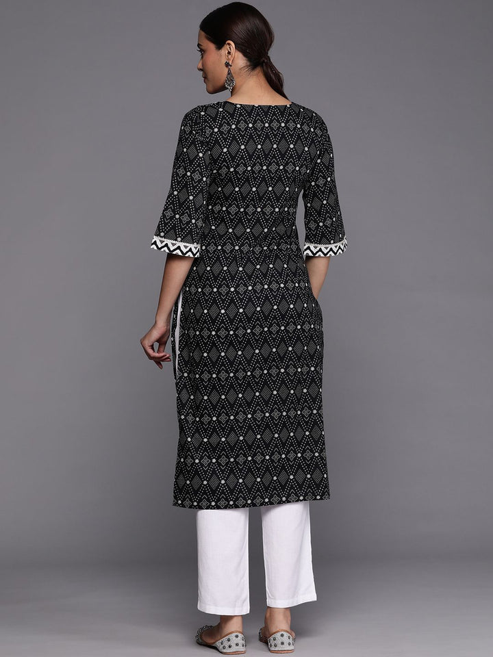 Libas Bandhani Yoke Design Thread Work Kurta