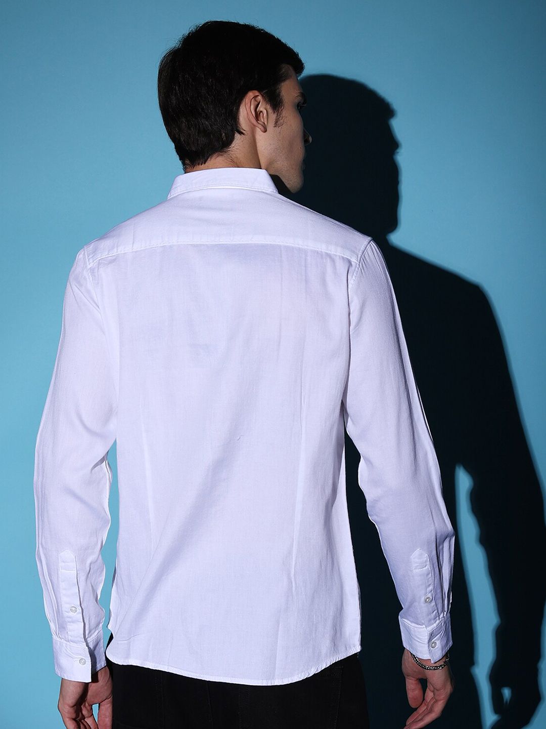 The Indian Garage Co Men Slim Fit Striped Cotton Casual Shirt