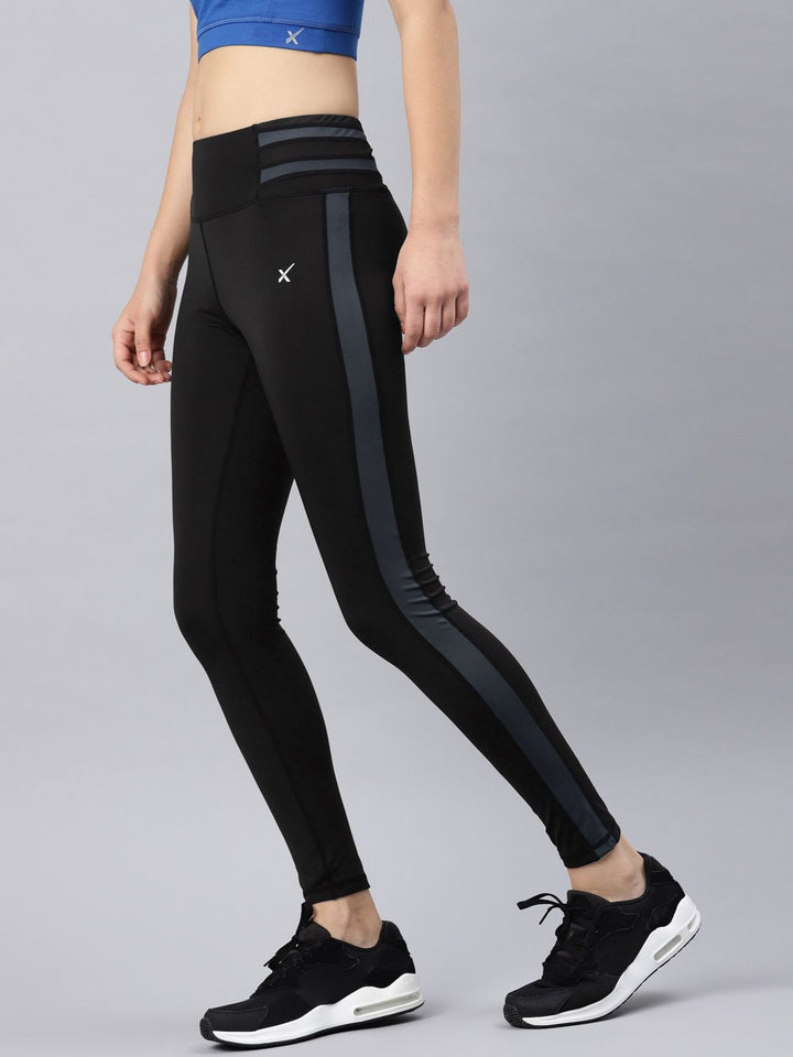 HRX by Hrithik Roshan Black Training Tights
