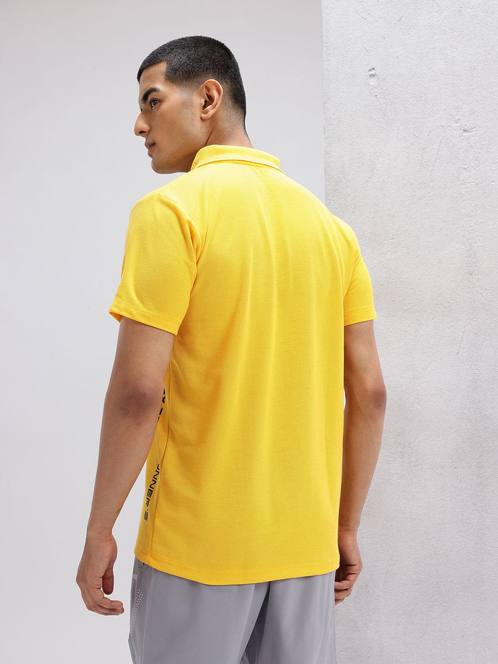 HRX by Hrithik Roshan Placement Print Polo Collar Running T-shirt