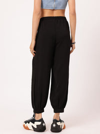 DressBerry Women Hippie Style Cropped Button-Cuffs Trousers