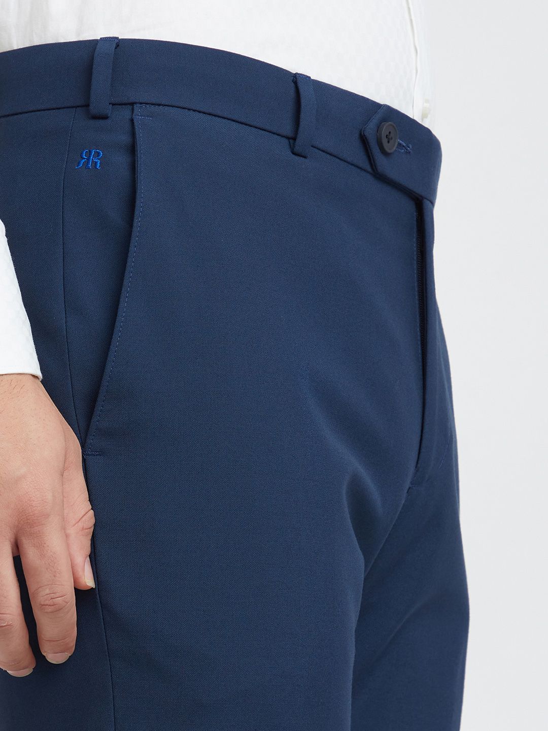 Raymond Men Mid-Rise Slim Fit Formal Trousers