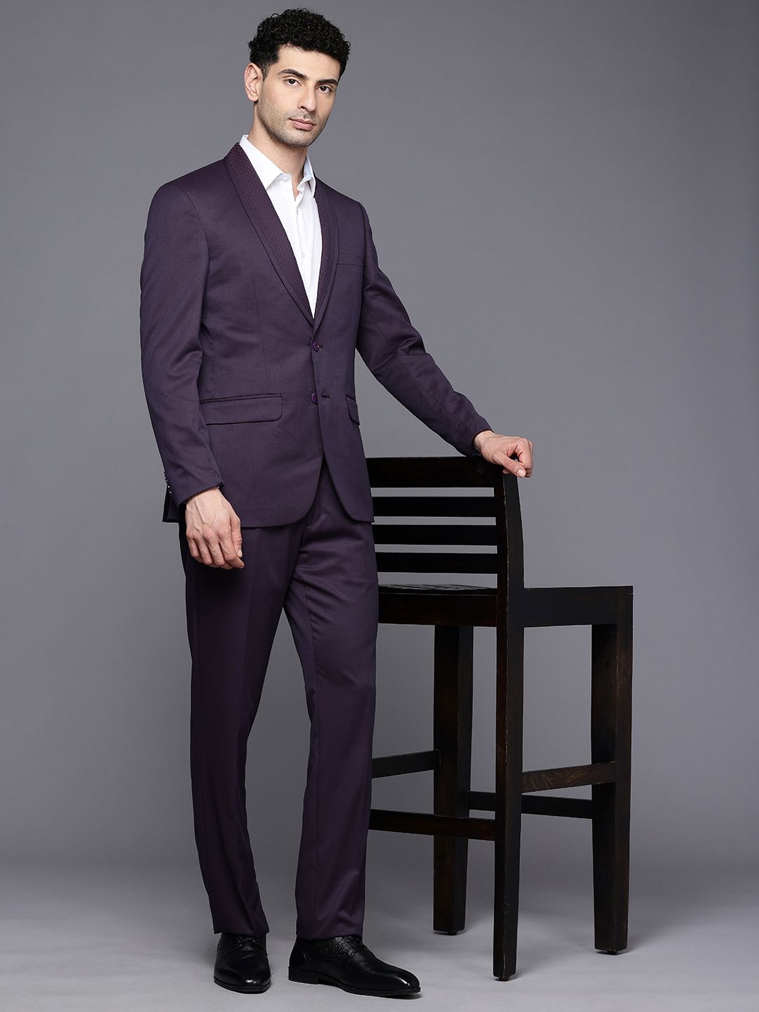 Raymond Contemporary Fit Single Breasted 2-Piece Party Suit
