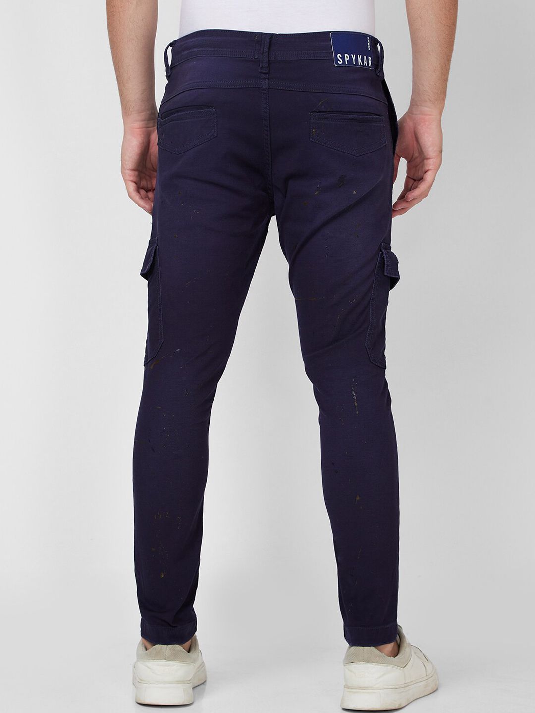 SPYKAR Men Trooper Low Distress Light Fade Stretchable Jeans