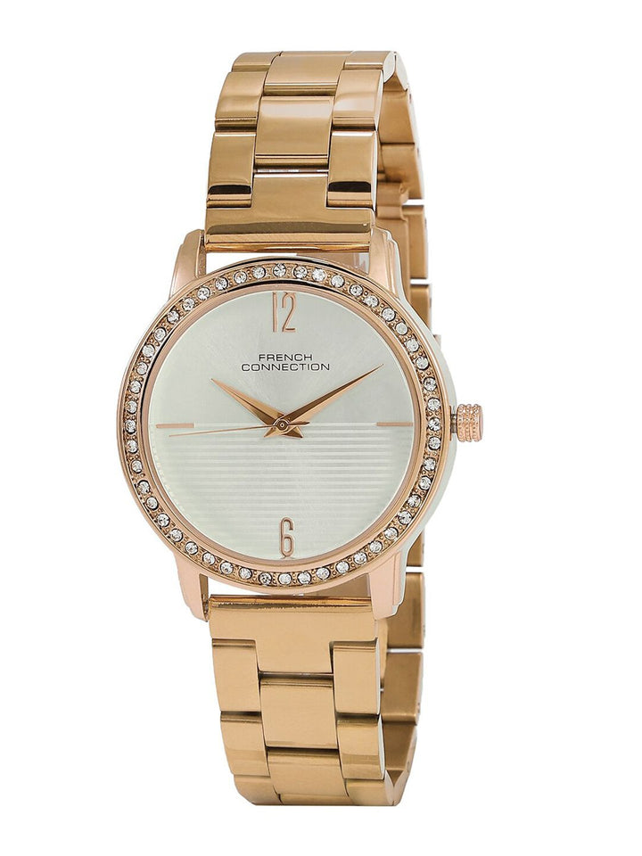 French Connection Women Stainless Steel Bracelet Style Straps Analogue Watch FCN054A