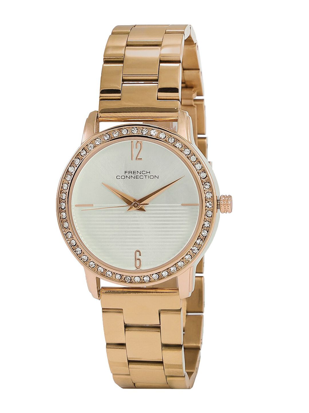 French Connection Women Stainless Steel Bracelet Style Straps Analogue Watch FCN054A