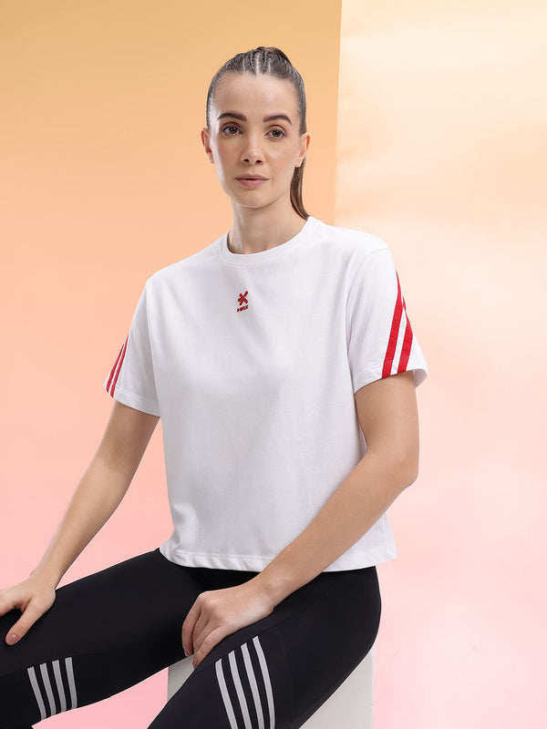 HRX by Hrithik Roshan Women Solid Lifestyle T-shirt