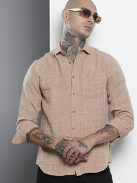 The Indian Garage Co Slim Fit Striped Casual Shirt