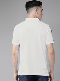 SPYKAR Polo Collar Pure Cotton Slim Fit T-shirt