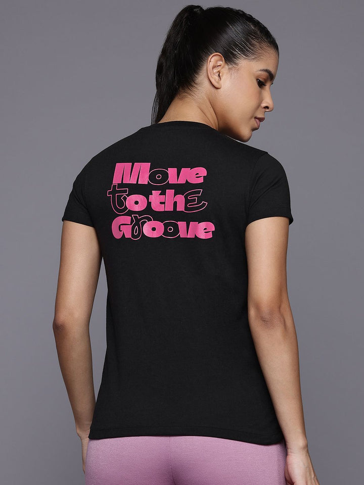 HRX by Hrithik Roshan Women Typography Printed Lifestyle T-shirt