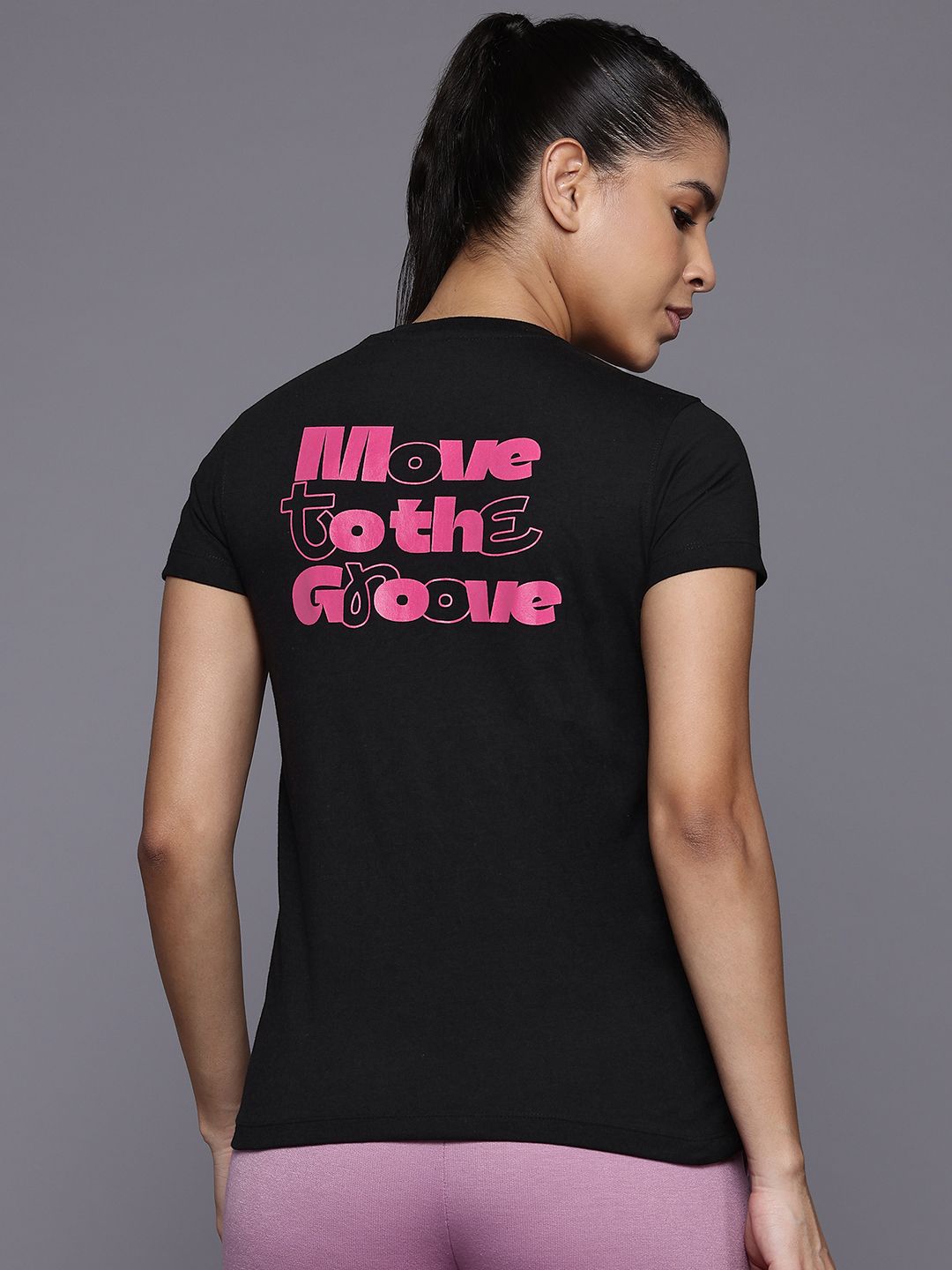 HRX by Hrithik Roshan Women Typography Printed Lifestyle T-shirt