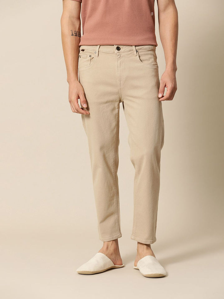 Mr Bowerbird Men Tapered Fit Stretchable Mid-Rise Jeans