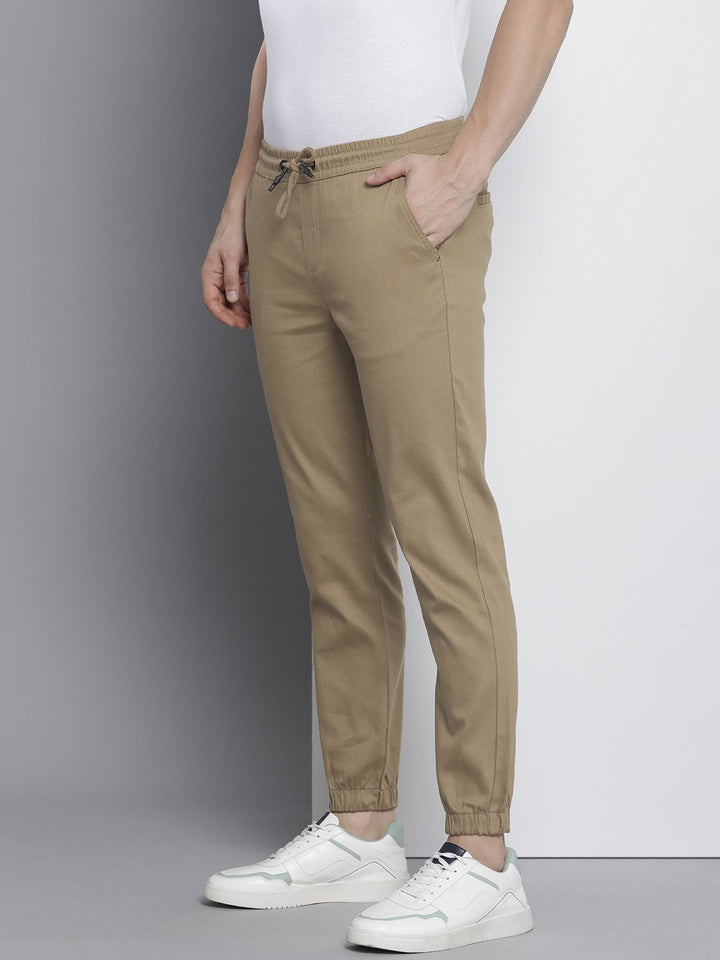 The Indian Garage Co Men Solid Slim Fit Joggers