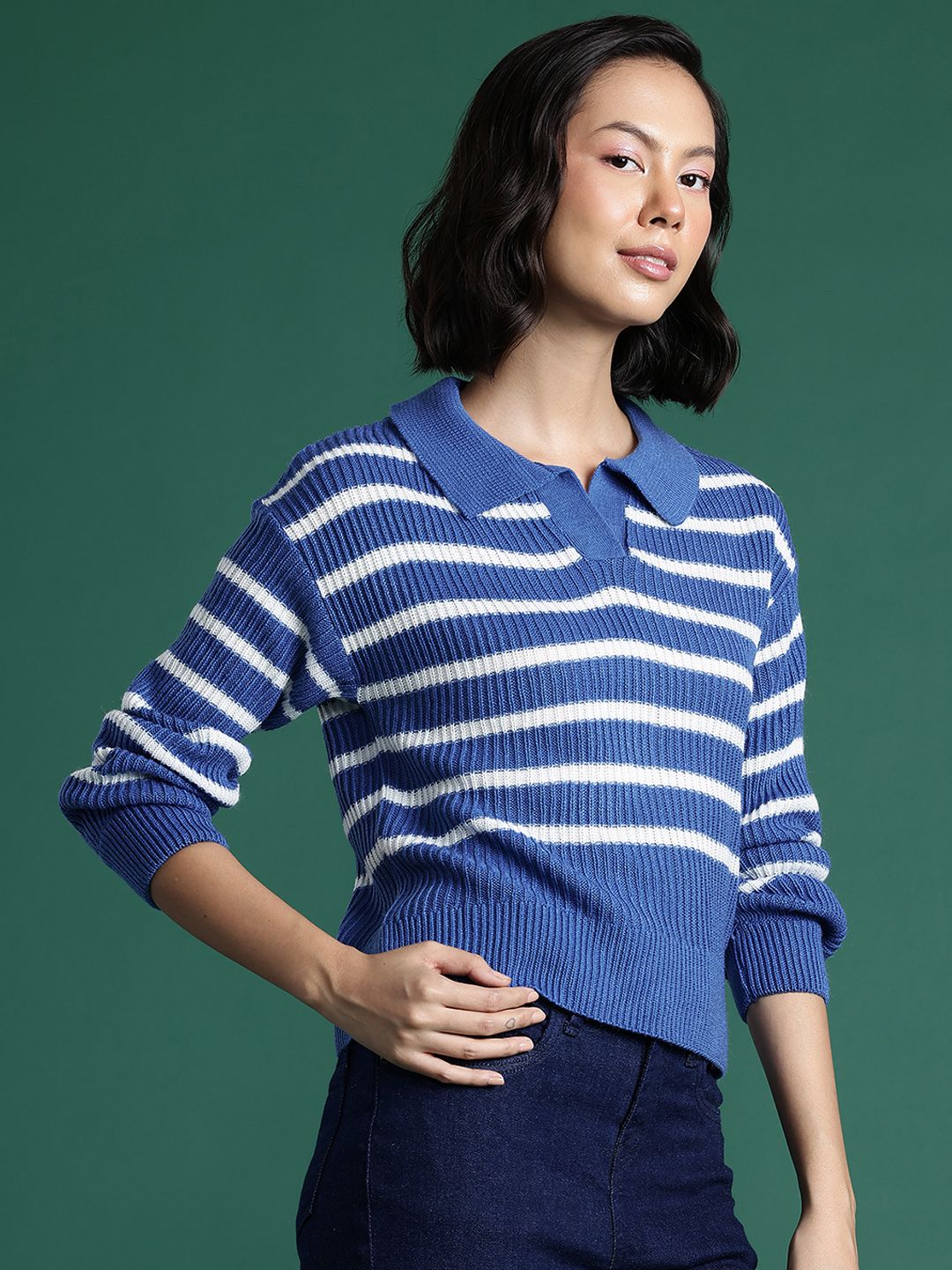 DressBerry Striped Pullover