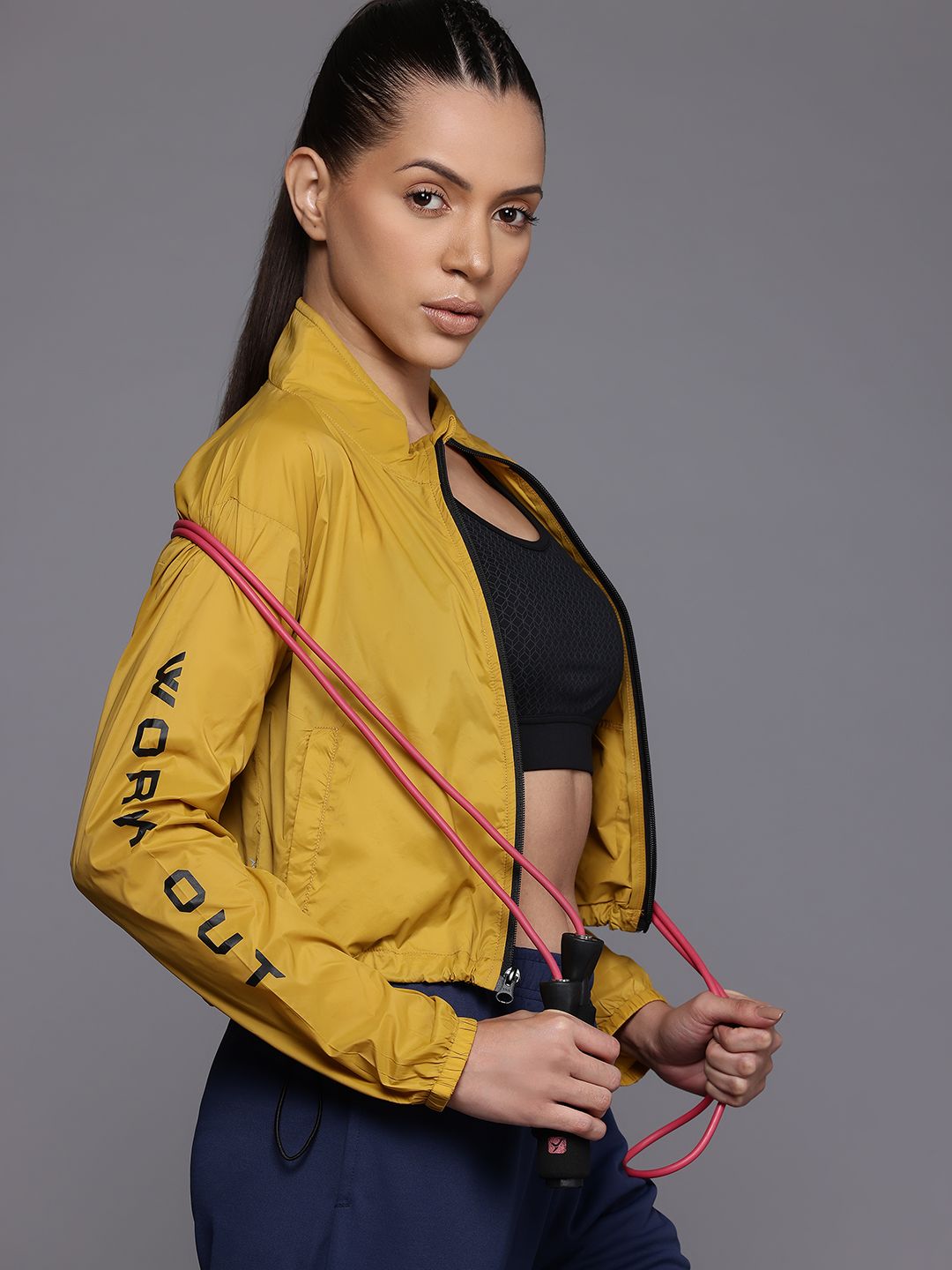 HRX by Hrithik Roshan Rapid-Dry Crop Training Jacket