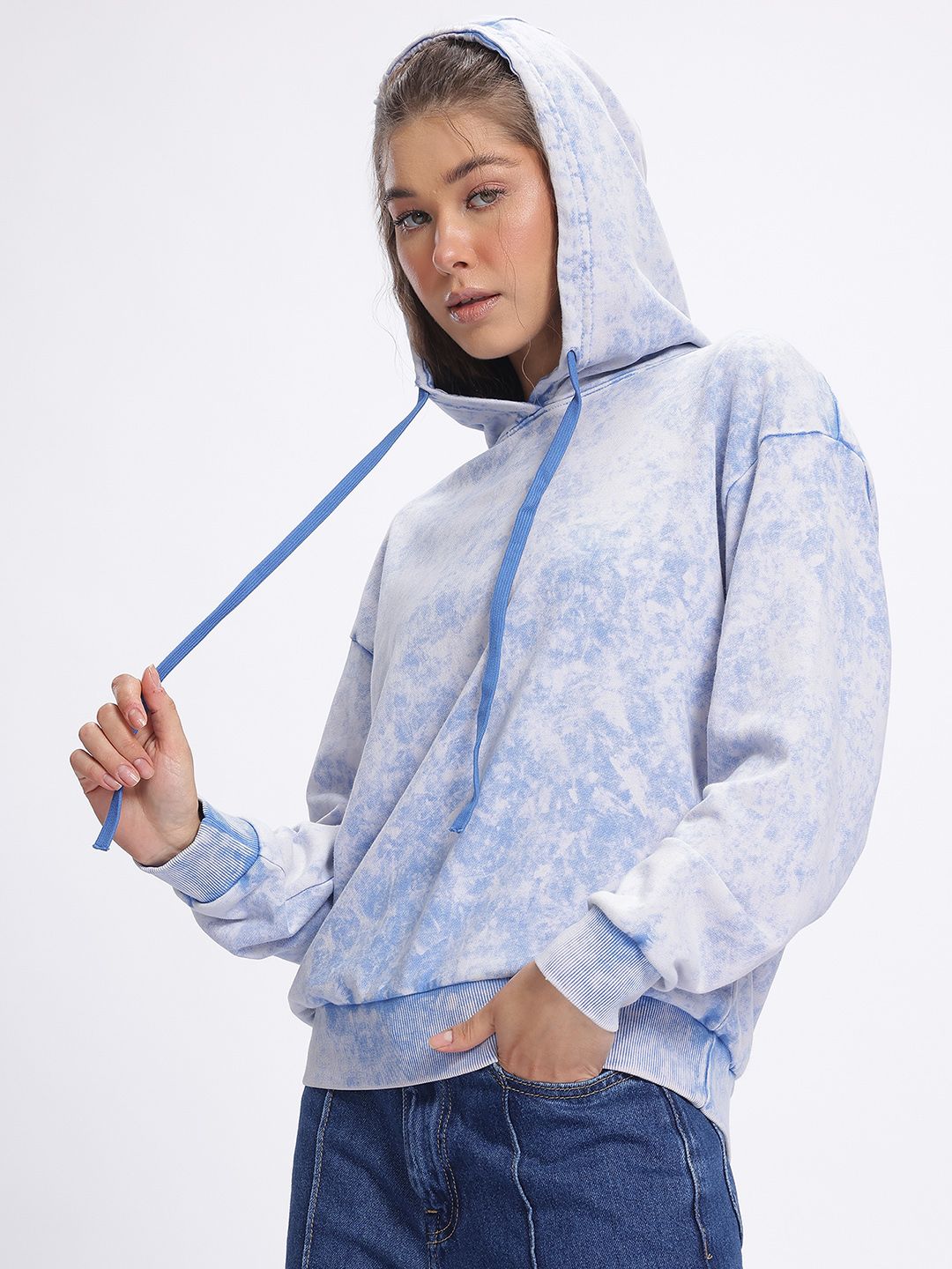 DressBerry Dyed Hooded Sweatshirt