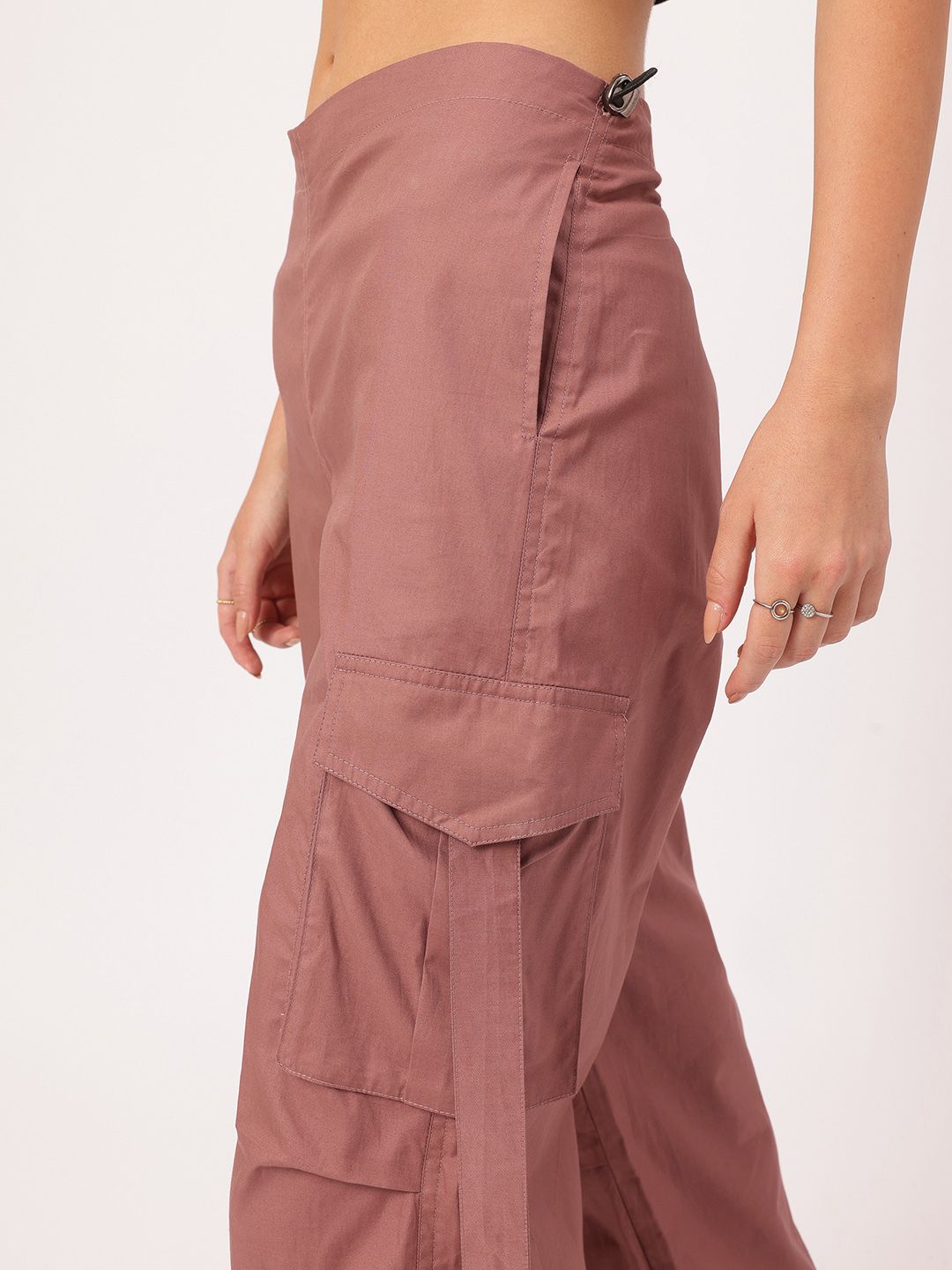 DressBerry Women Urban Utility Parachute Cargo Trousers