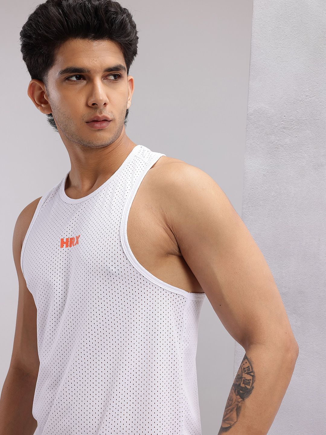 HRX by Hrithik Roshan Perforated Rapid-Dry Training T-shirt
