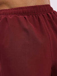 HRX by Hrithik Roshan Men Mid-Rise Colourblocked Detail Rapid-Dry Running Shorts