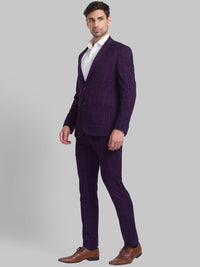 Park Avenue Men Single-Breasted Super Slim-Fit 2-Piece Formal Suit