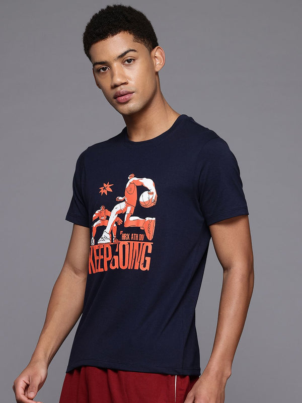 HRX oleh Hrithik Roshan T-Shirt Gaya Hidup Grafik
