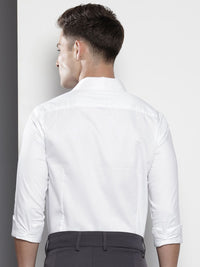 The Indian Garage Co. X Luxe Slim Fit Self Checked Formal Shirt