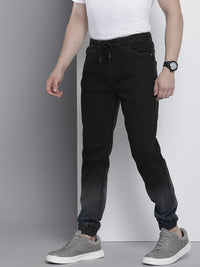 The Indian Garage Co Men Light Fade Ombre Stretchable Jogger Jeans