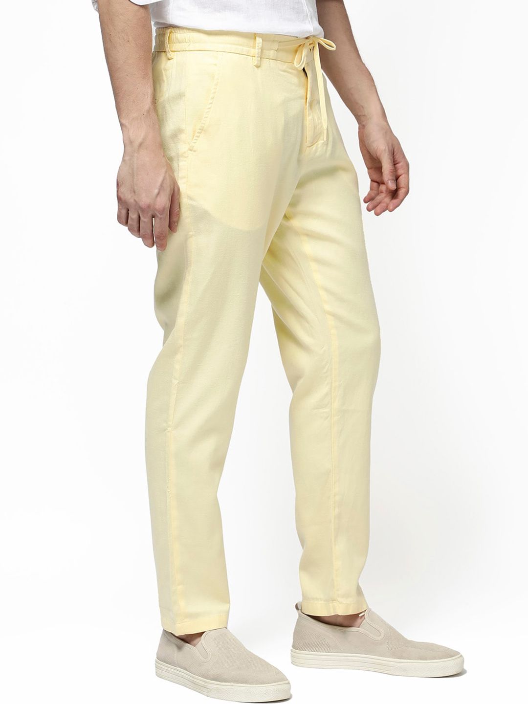 RARE RABBIT Men Reric Mid Rise Regular Fit Trouser