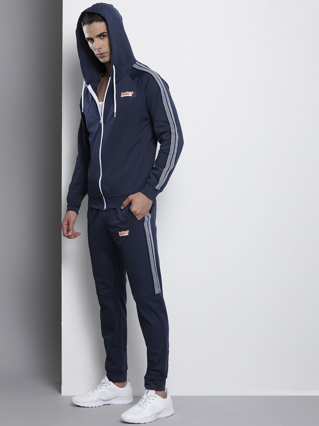 The Indian Garage Co Men Hodded Sweatshirt & Jogger Co-Ord Set