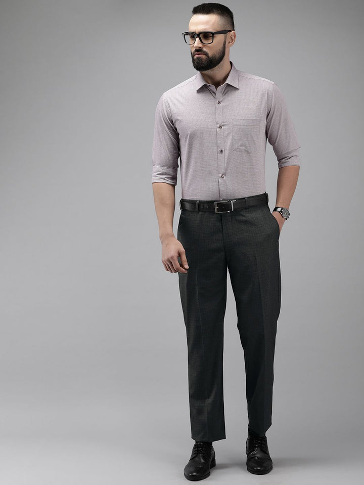 Park Avenue Men Mid-Rise Formal Trousers