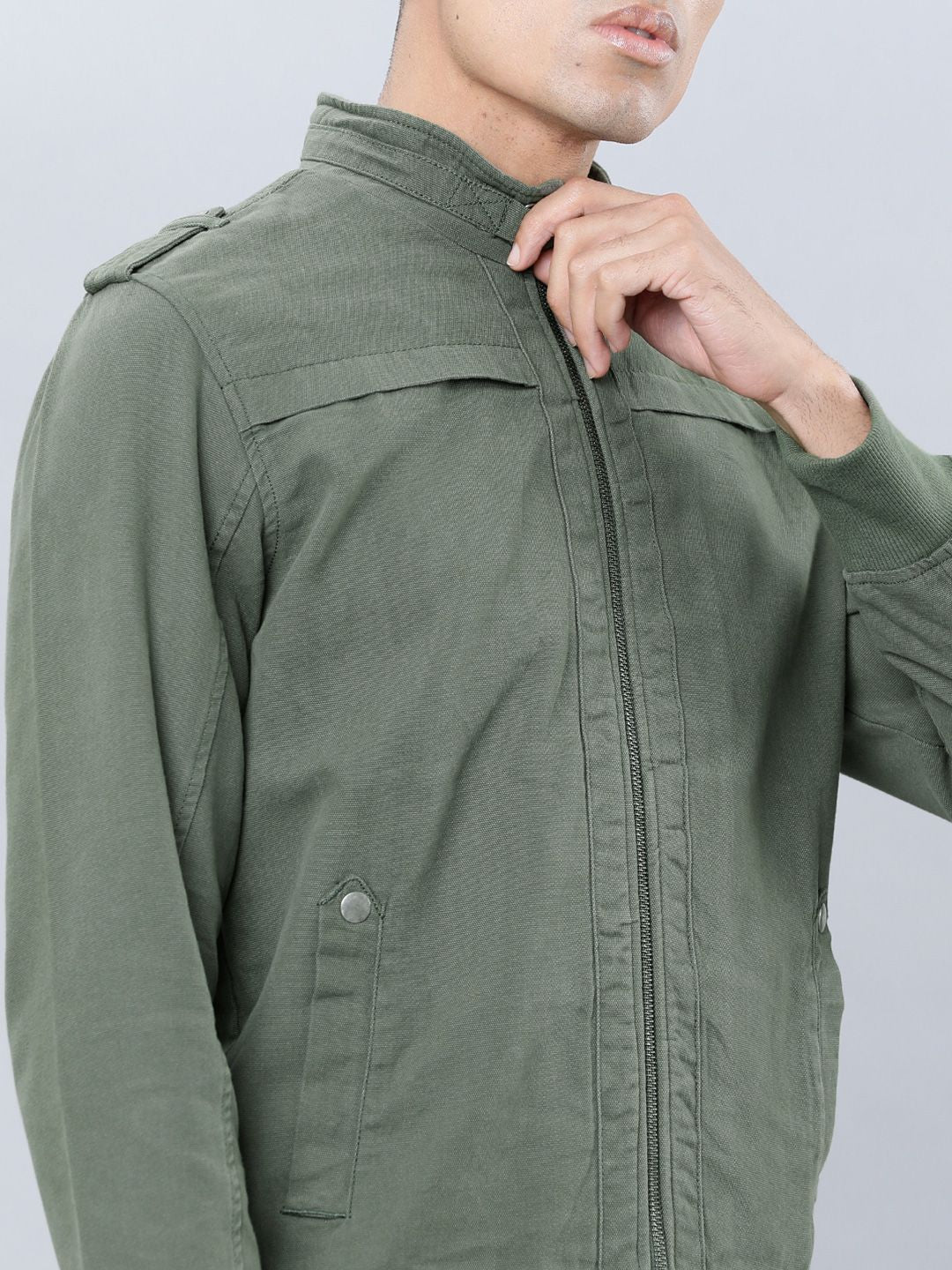 HIGHLANDER Men Green Tailored Jacket