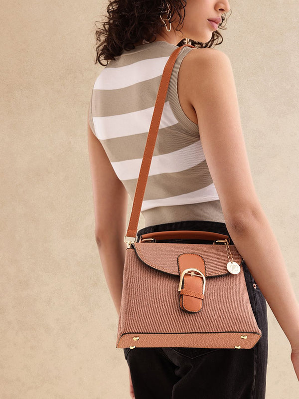 all about you Geometric Structured Satchel