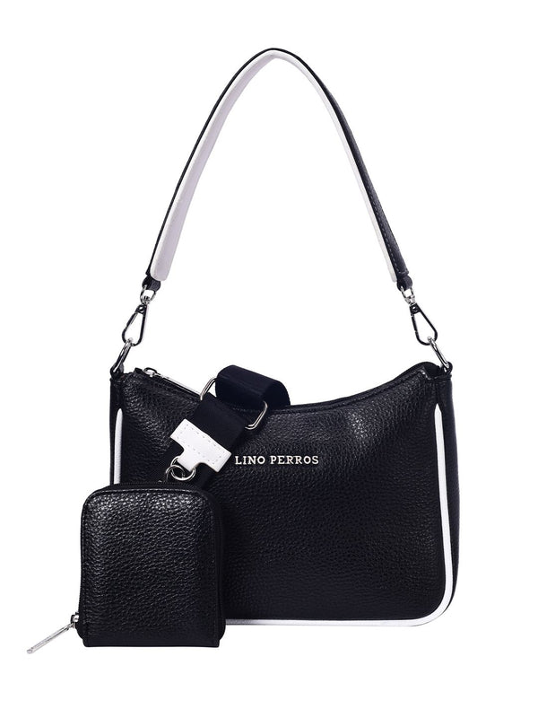 Lino Perros Textured Structured Shoulder Bag