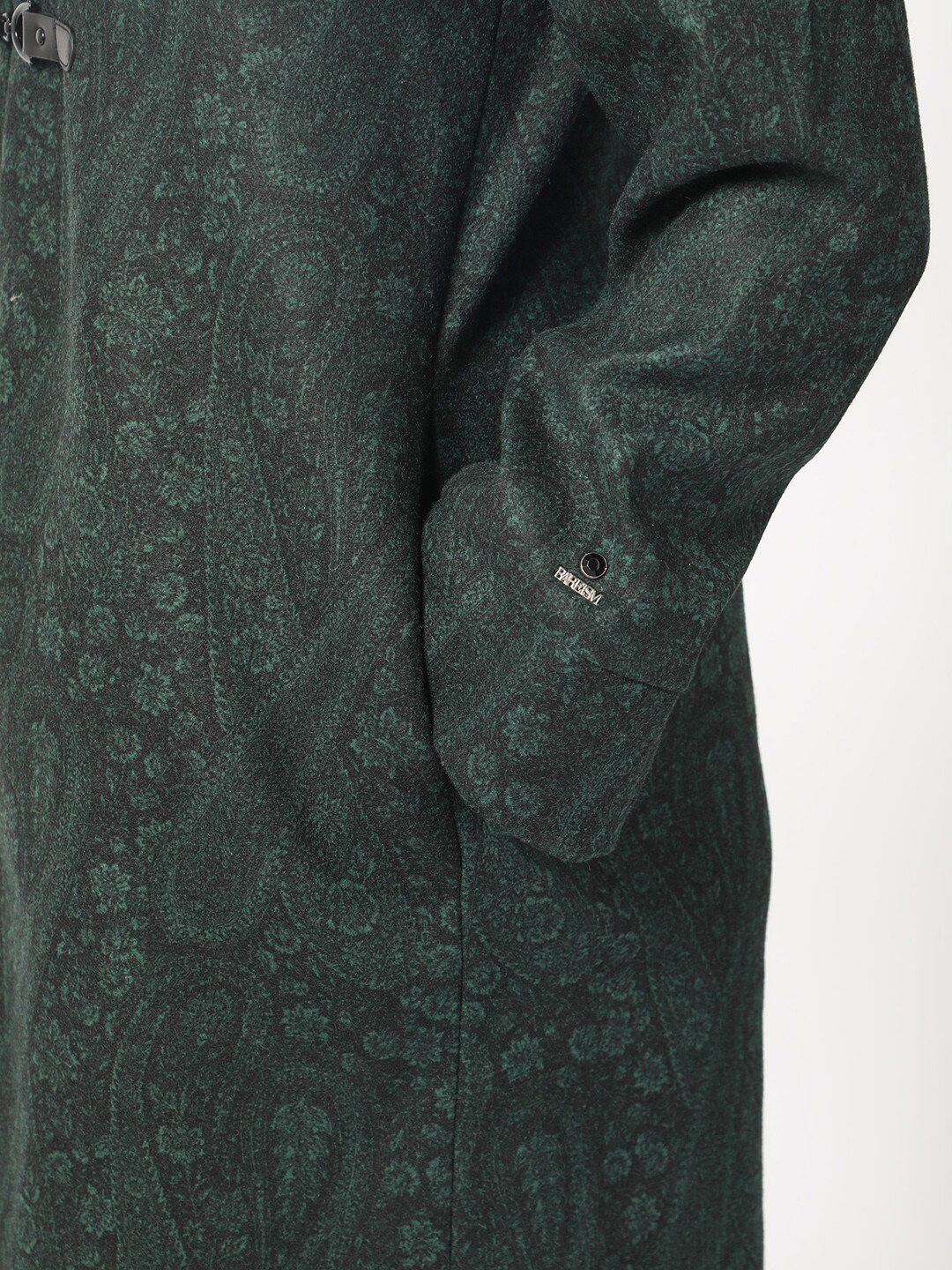 RAREISM Floral Longline Open Front Jacket