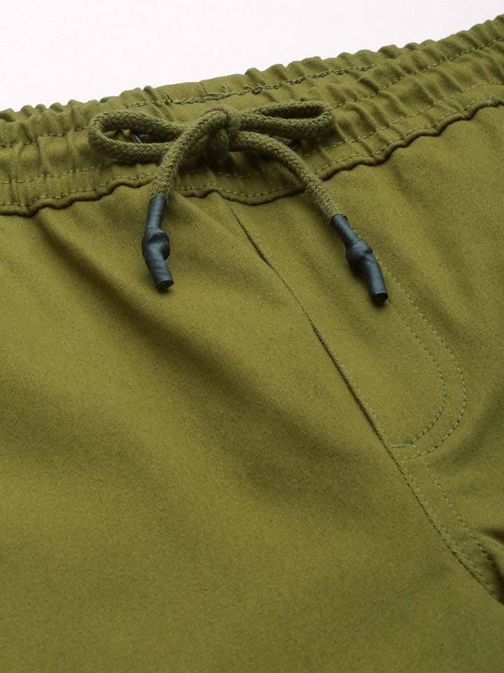 The Indian Garage Co Men Solid Slim Fit Joggers