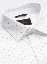 Raymond Slim Fit Printed Pure Cotton Formal Shirt