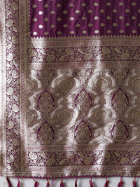 Mitera Ethnic Motifs Woven Design Zari Kanjeevaram Saree