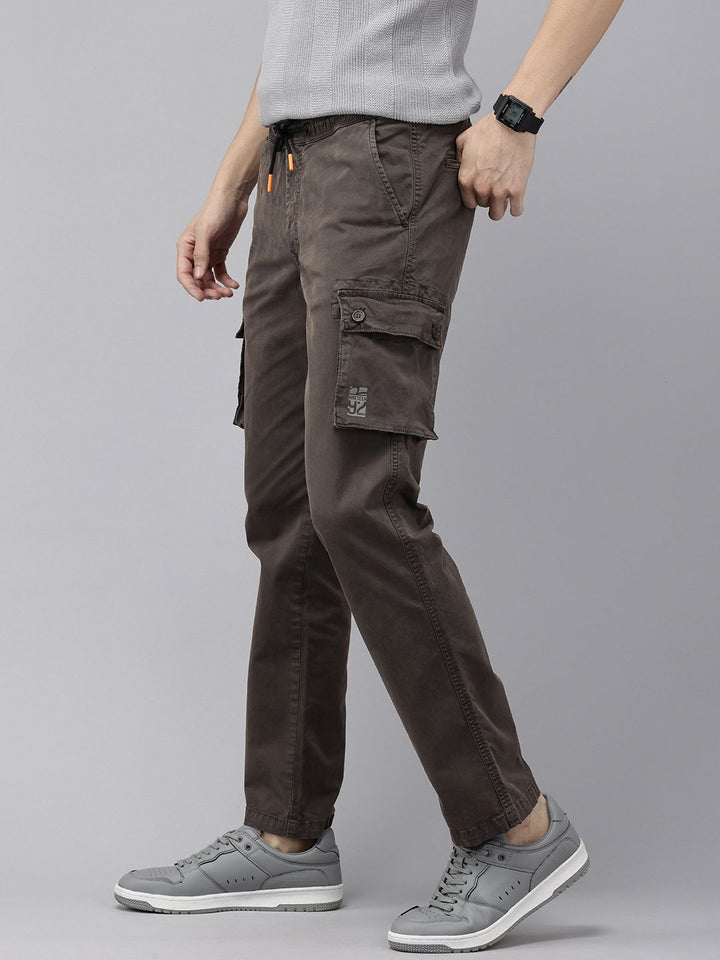 SPYKAR Men Slim Fit Cargos Trousers
