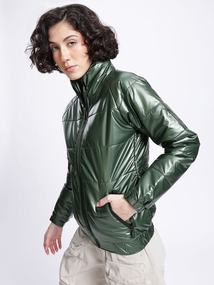 DressBerry Shimmer Shine Puffer Jacket