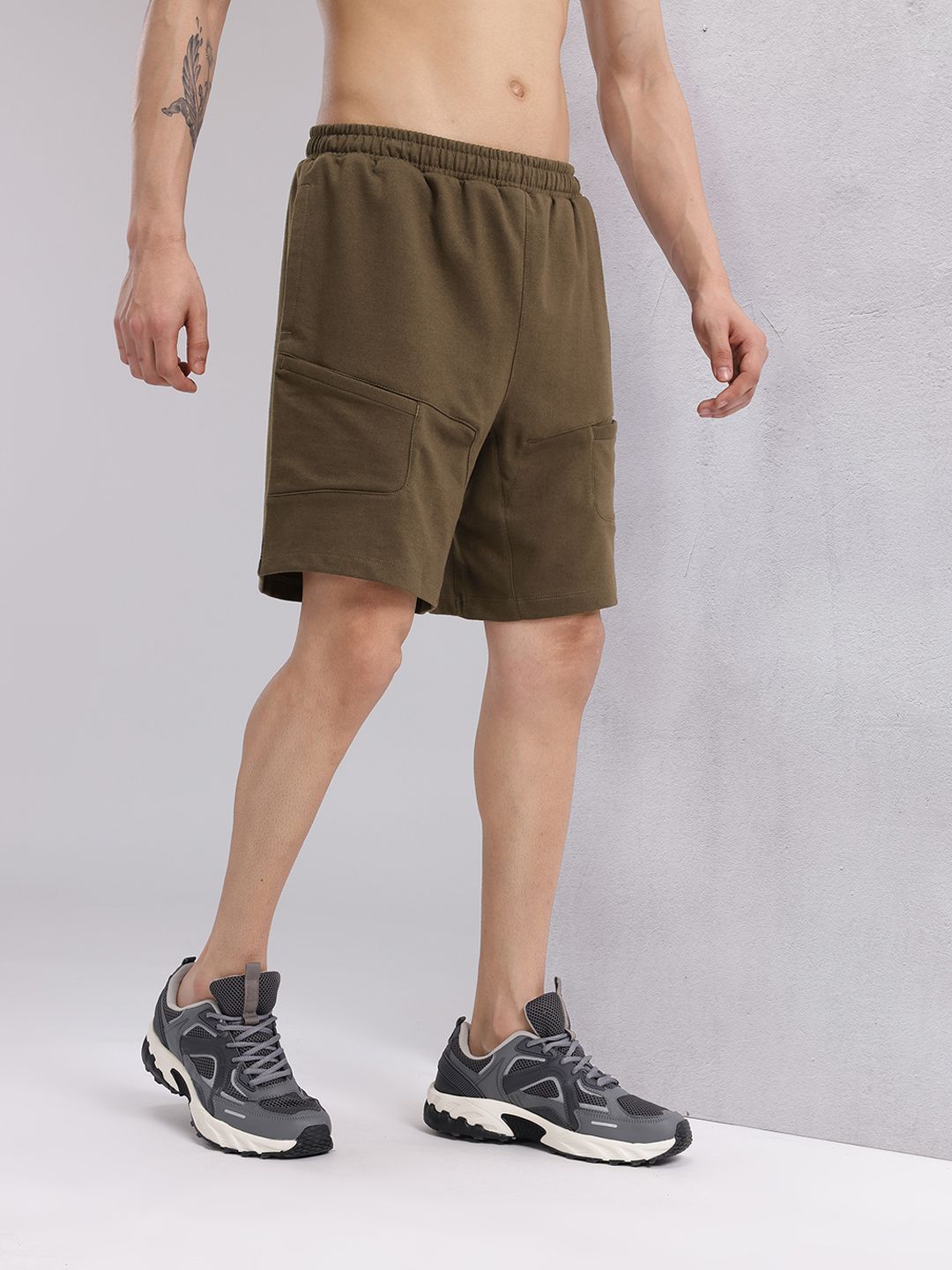 HRX by Hrithik Roshan Men Iron Tribe Training or Gym Sports Shorts