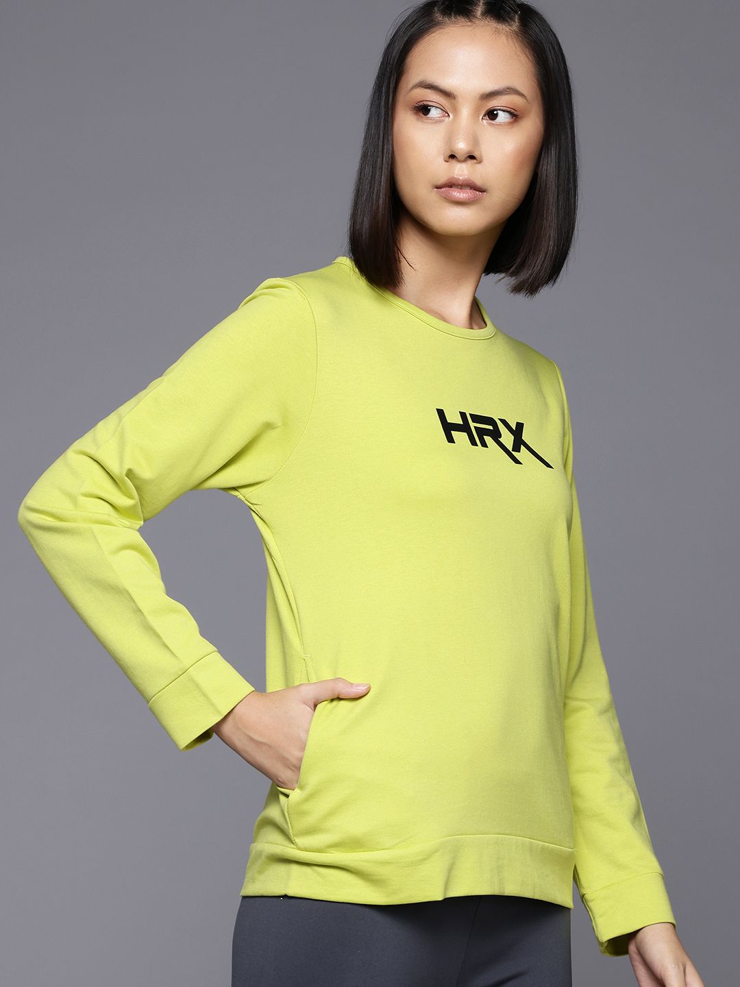 HRX by Hrithik Roshan Printed Training Sweatshirt
