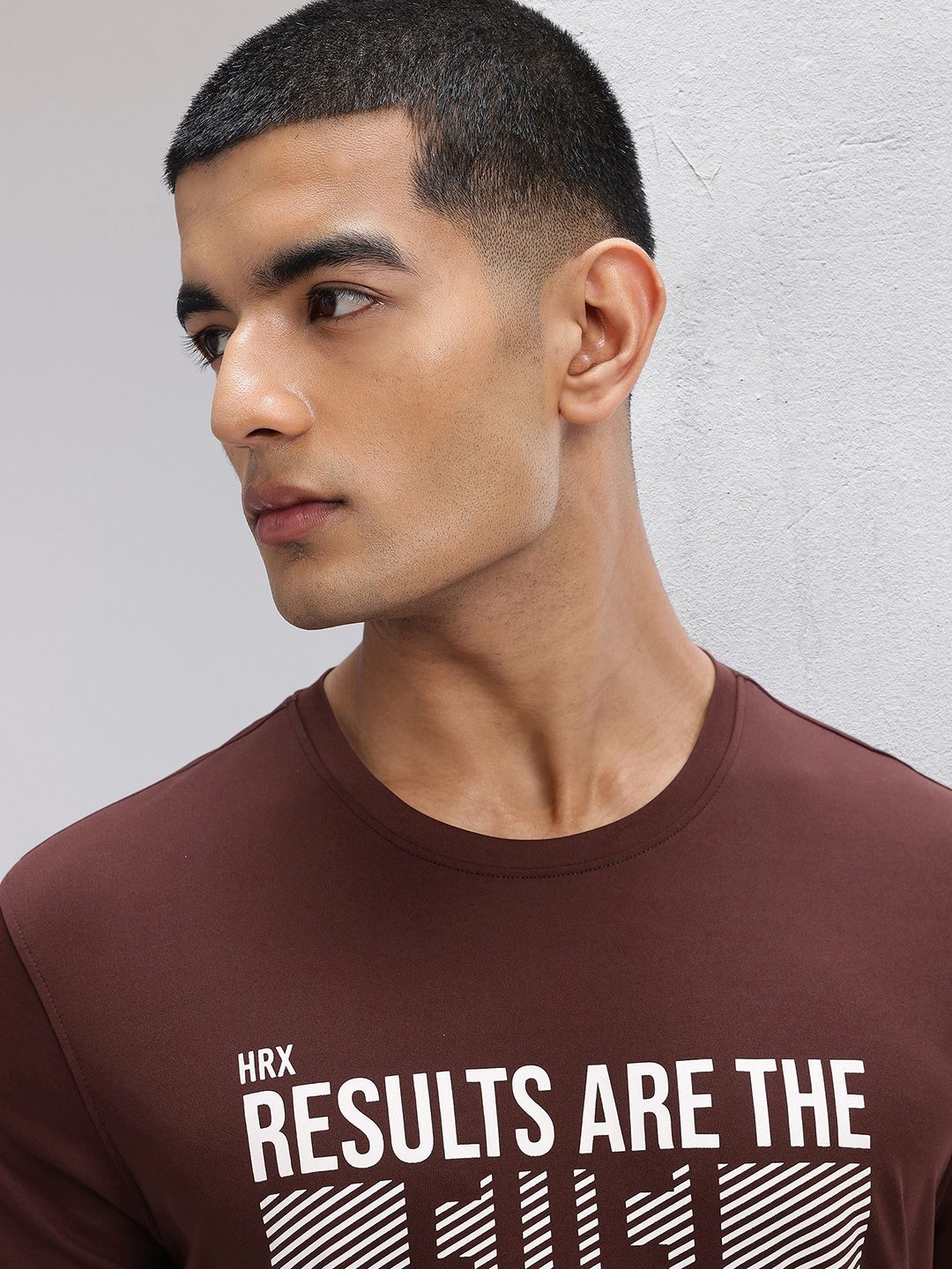 HRX by Hrithik Roshan Typography Print Regular Fit Training T-shirt