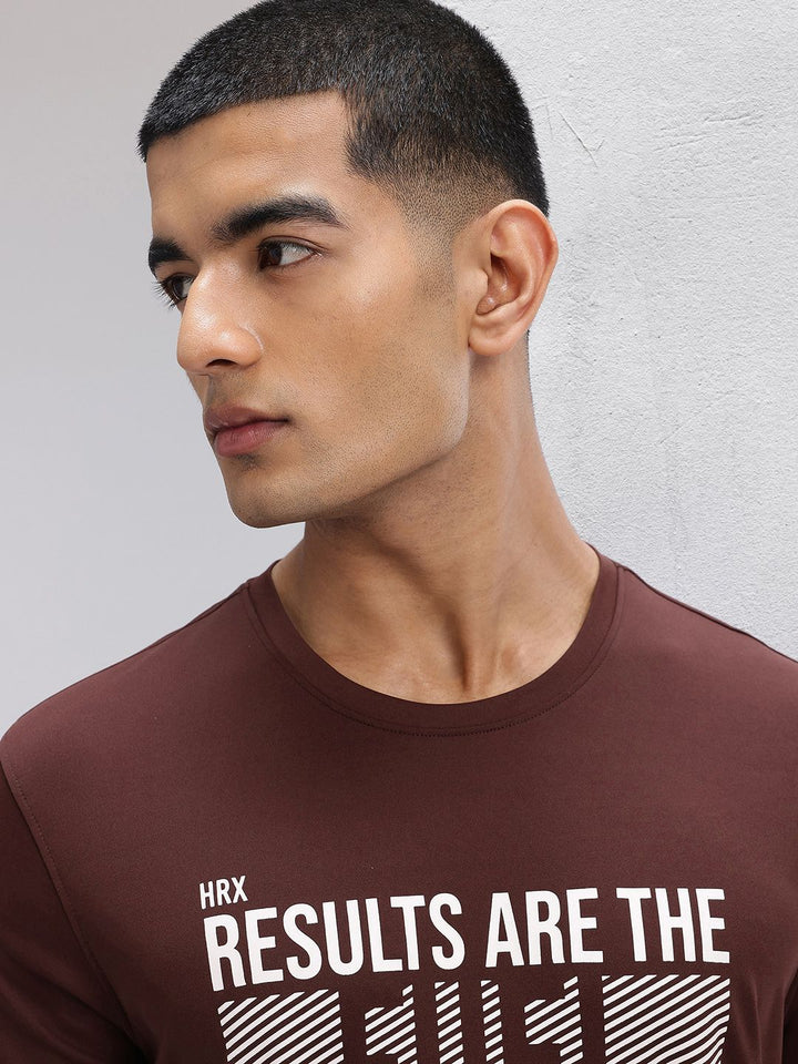 HRX by Hrithik Roshan Typography Print Regular Fit Training T-shirt
