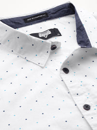 Thomas Scott Plus Size Premium Printed Pure Cotton Casual Shirt