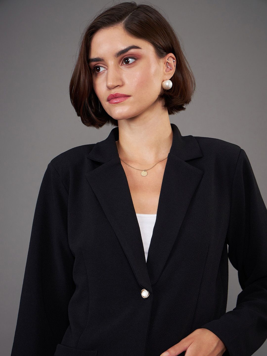 SASSAFRAS worklyf Slim Fit Blazer With Trousers Co-Ords