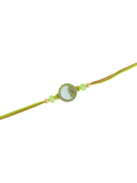 Voylla Vibrant Peacock Mor Pankh Benang Manik Rakhi