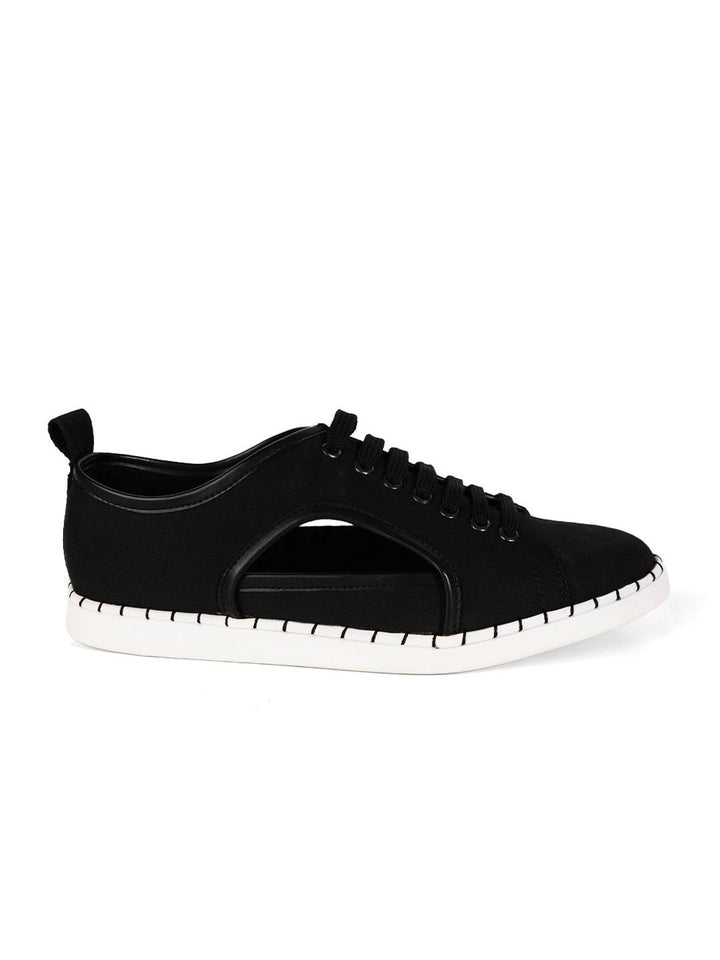 MONKSTORY Lelaki Bertali Sneakers PU Potongan