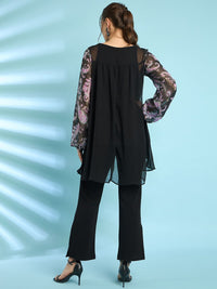 Antheaa Embellished Top With Trousers