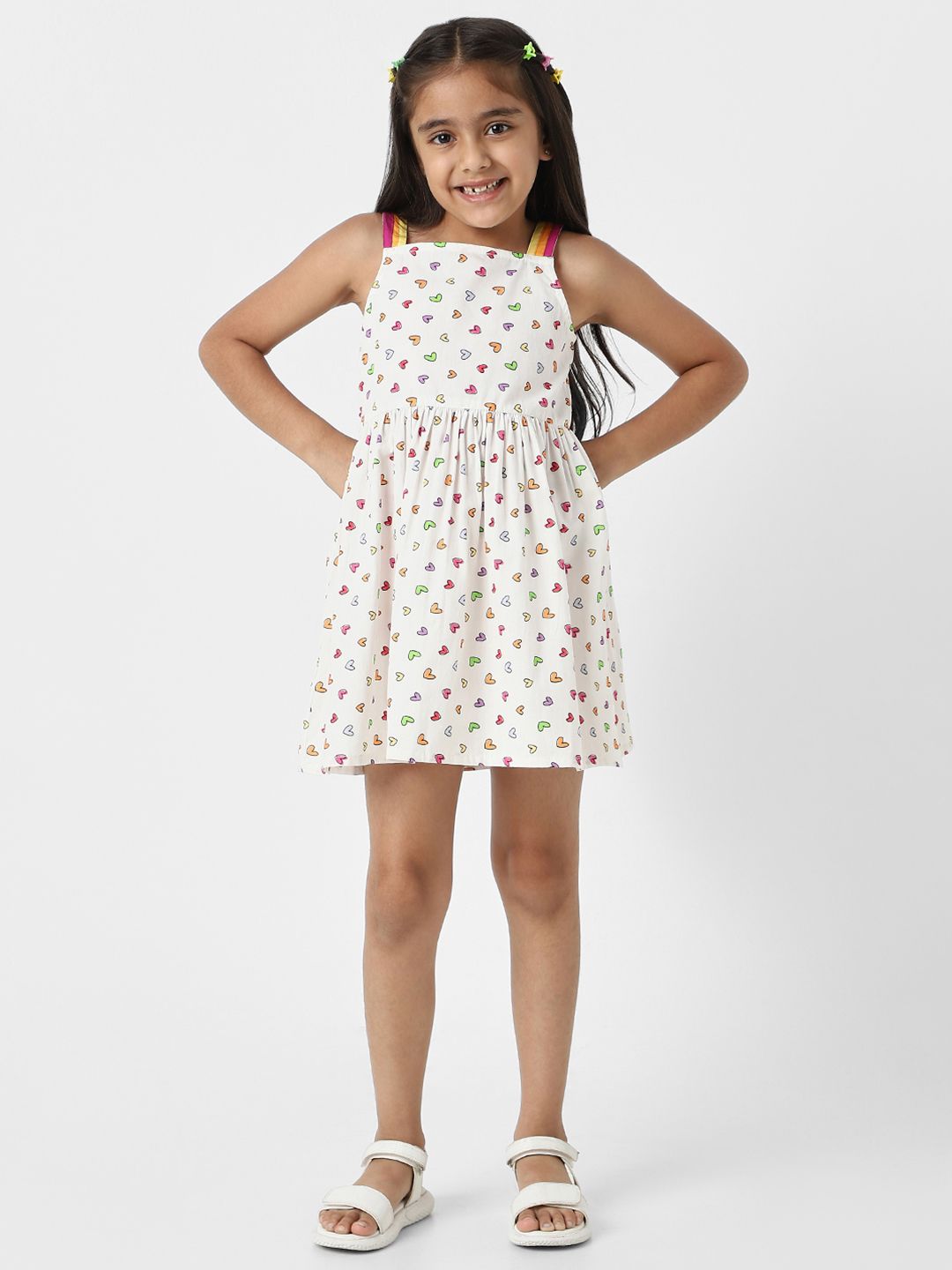 Nauti Nati Print Fit & Flare Dress